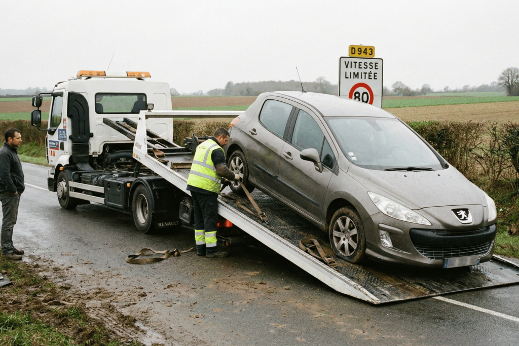 dépannage de véhicules à landelles-et-coupigny et alentours