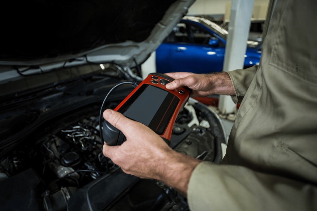 diagnostic réalisé au garage tardif