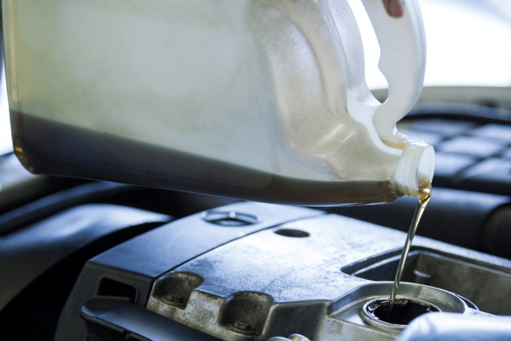 vidange réalisée au garage tardif